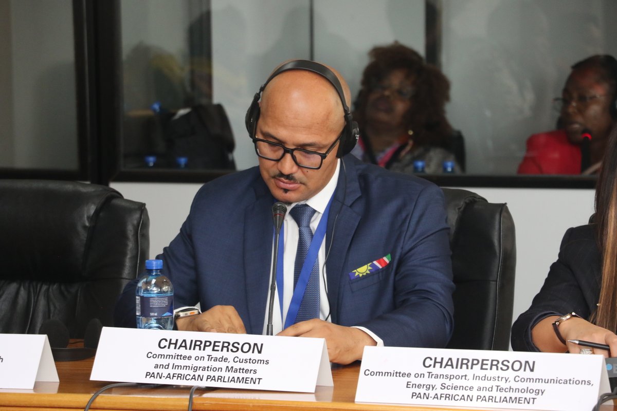 Rodney Cloete chairing committee meeting